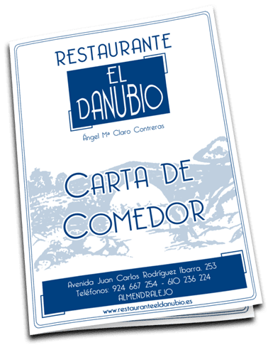 Carta Comedor El Danubio